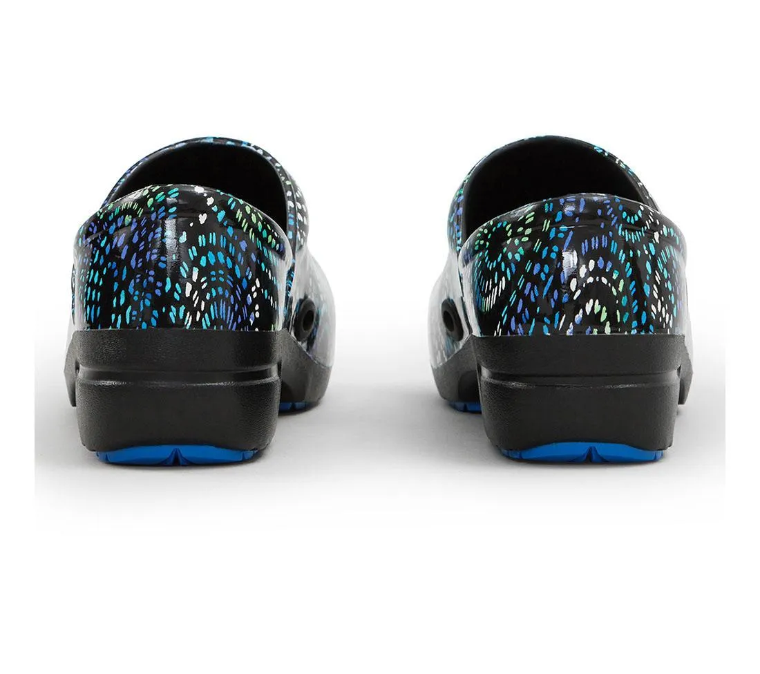 Anywear Footwear SR Angel in Prismatic Spirals Blue