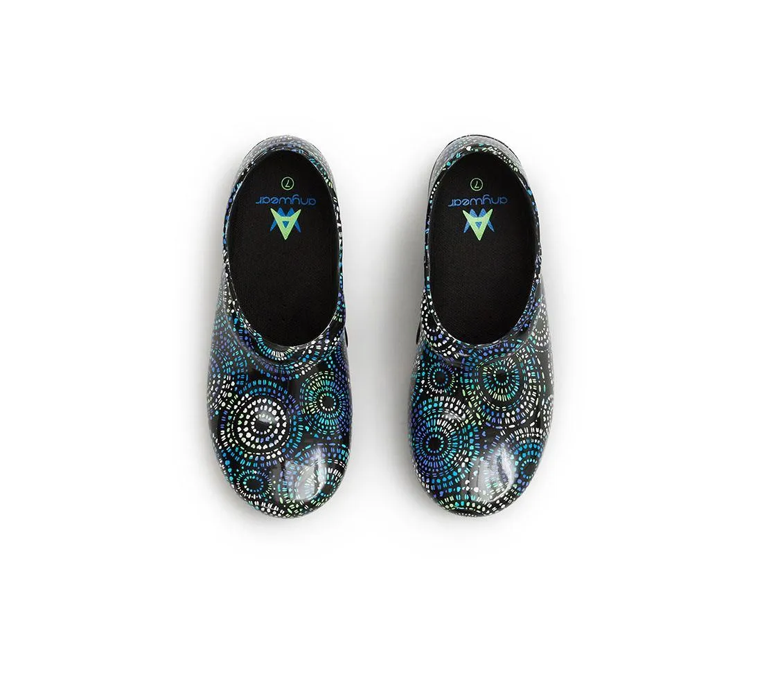 Anywear Footwear SR Angel in Prismatic Spirals Blue