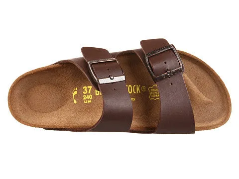 Birkenstock Unisex Arizona Dark Brown Birko-Flor Medium style 51701