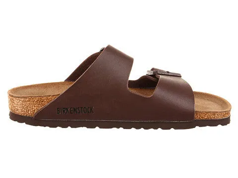 Birkenstock Unisex Arizona Dark Brown Birko-Flor Medium style 51701