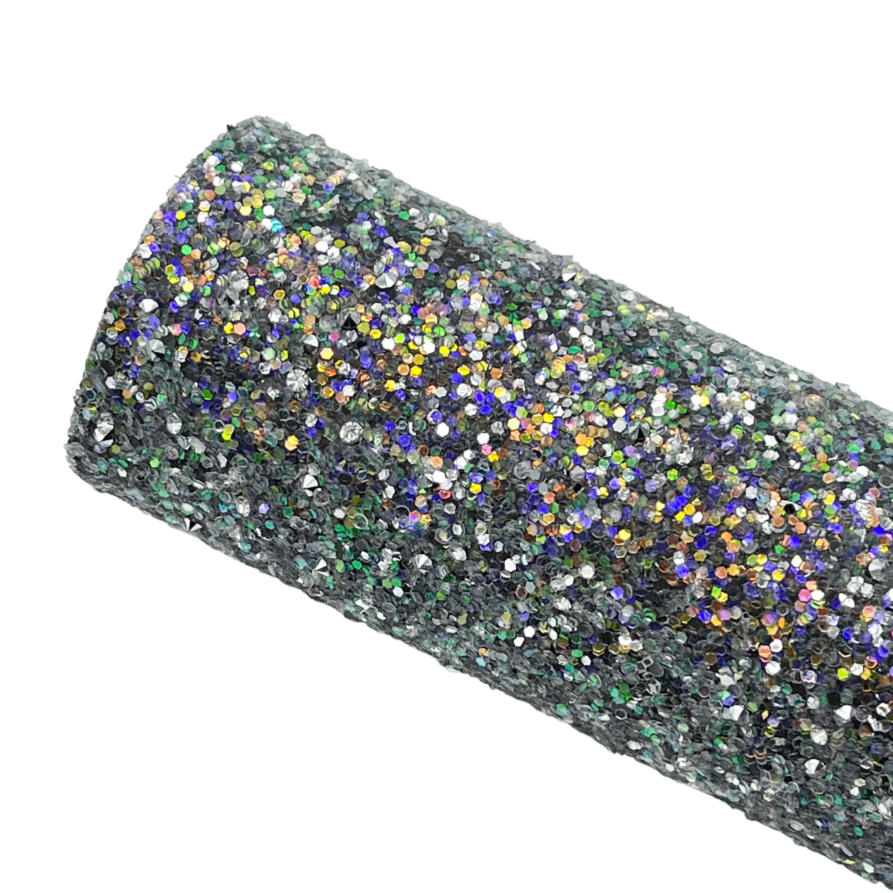 BLACK STUDDED - Chunky Glitter