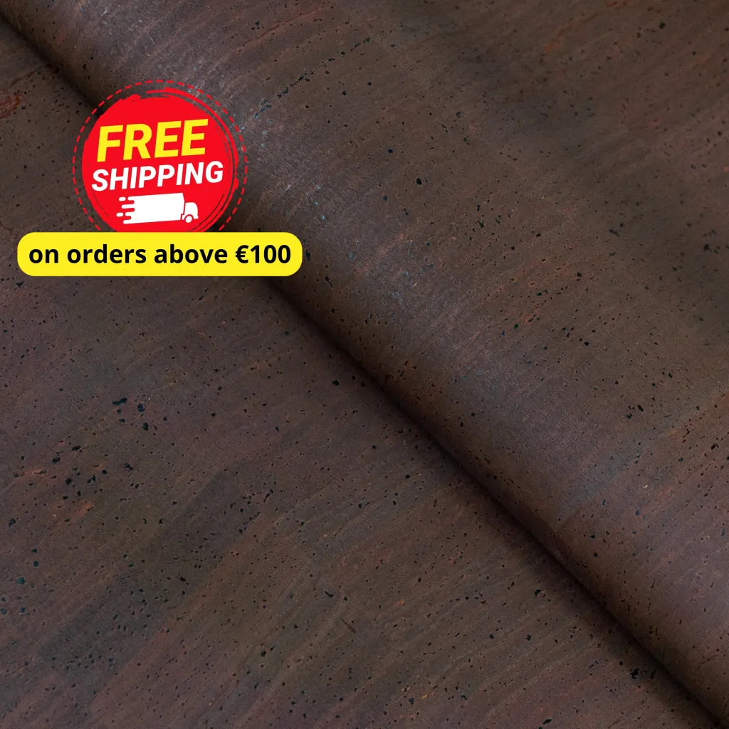 Earthy Brown Cork Fabric COF-609