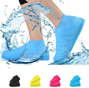 Family Waterproof Shoe Cover,Silicone Shoe Cover Reusable for Men Women Kids
