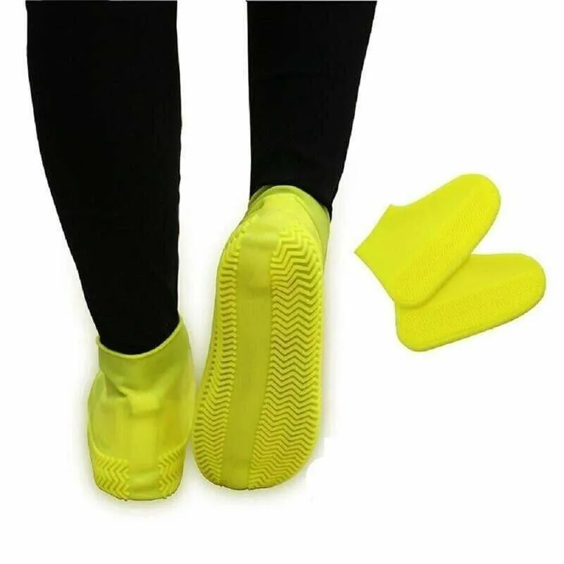 Family Waterproof Shoe Cover,Silicone Shoe Cover Reusable for Men Women Kids