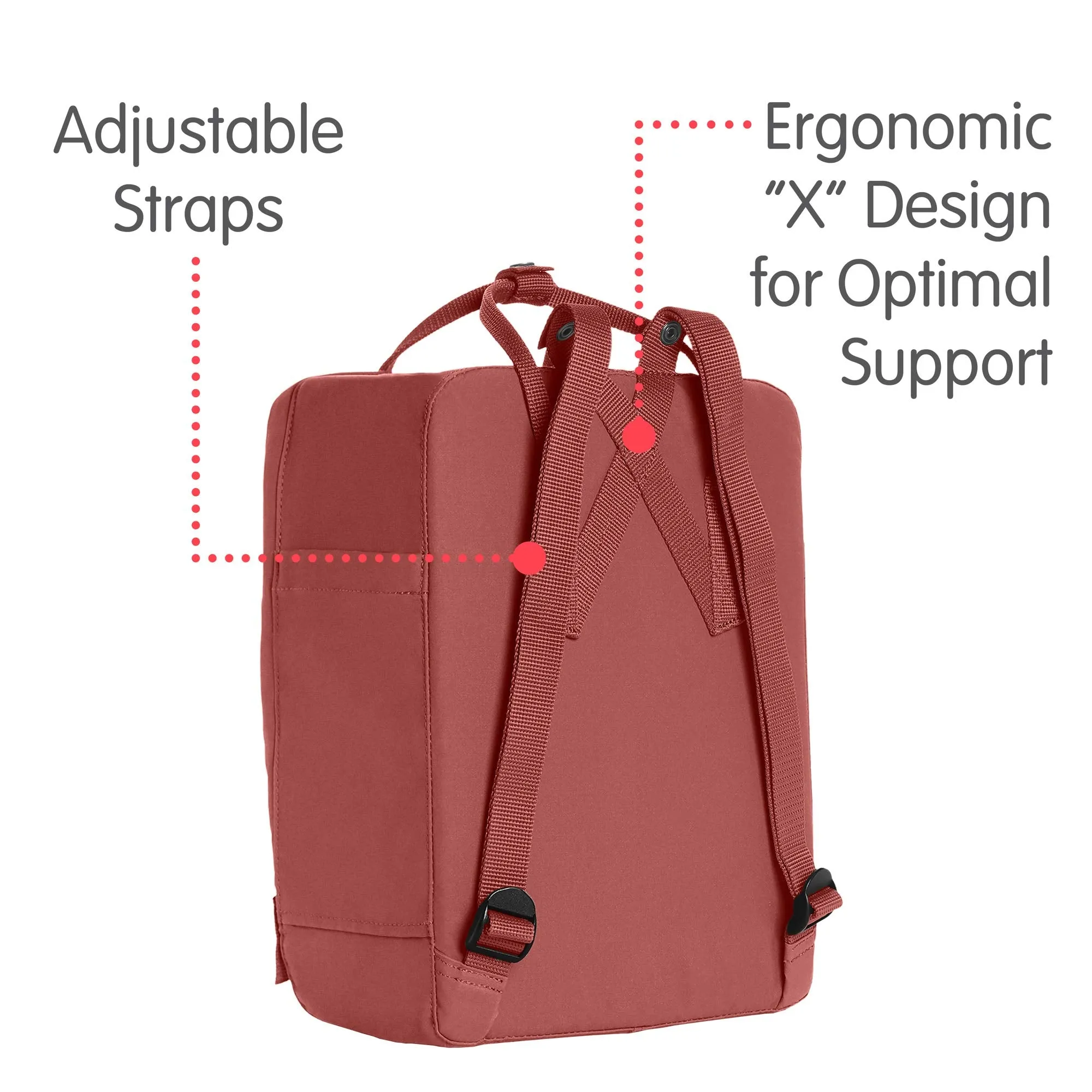 Fjallraven - Kanken Classic Backpack for Everyday, Dahlia