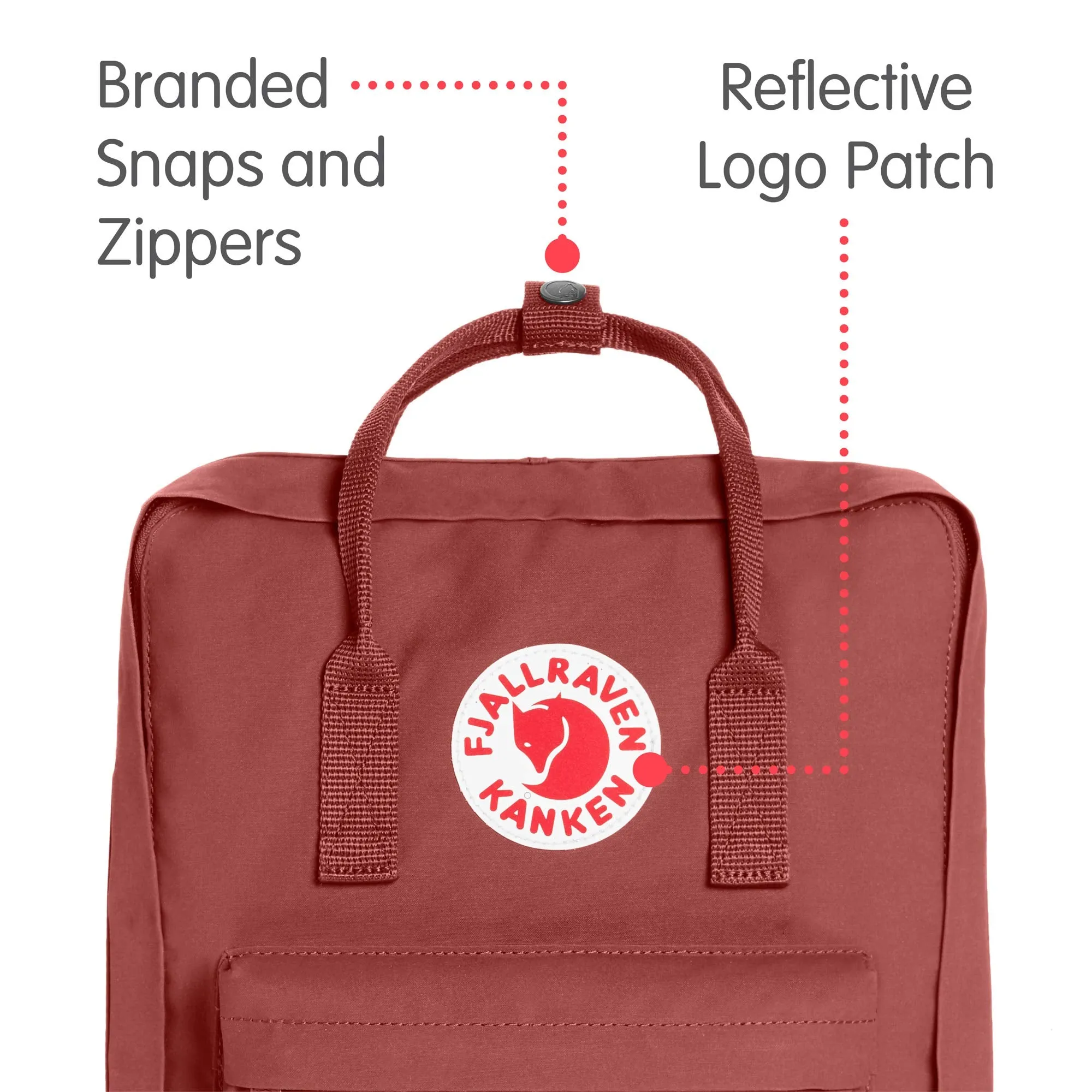 Fjallraven - Kanken Classic Backpack for Everyday, Dahlia