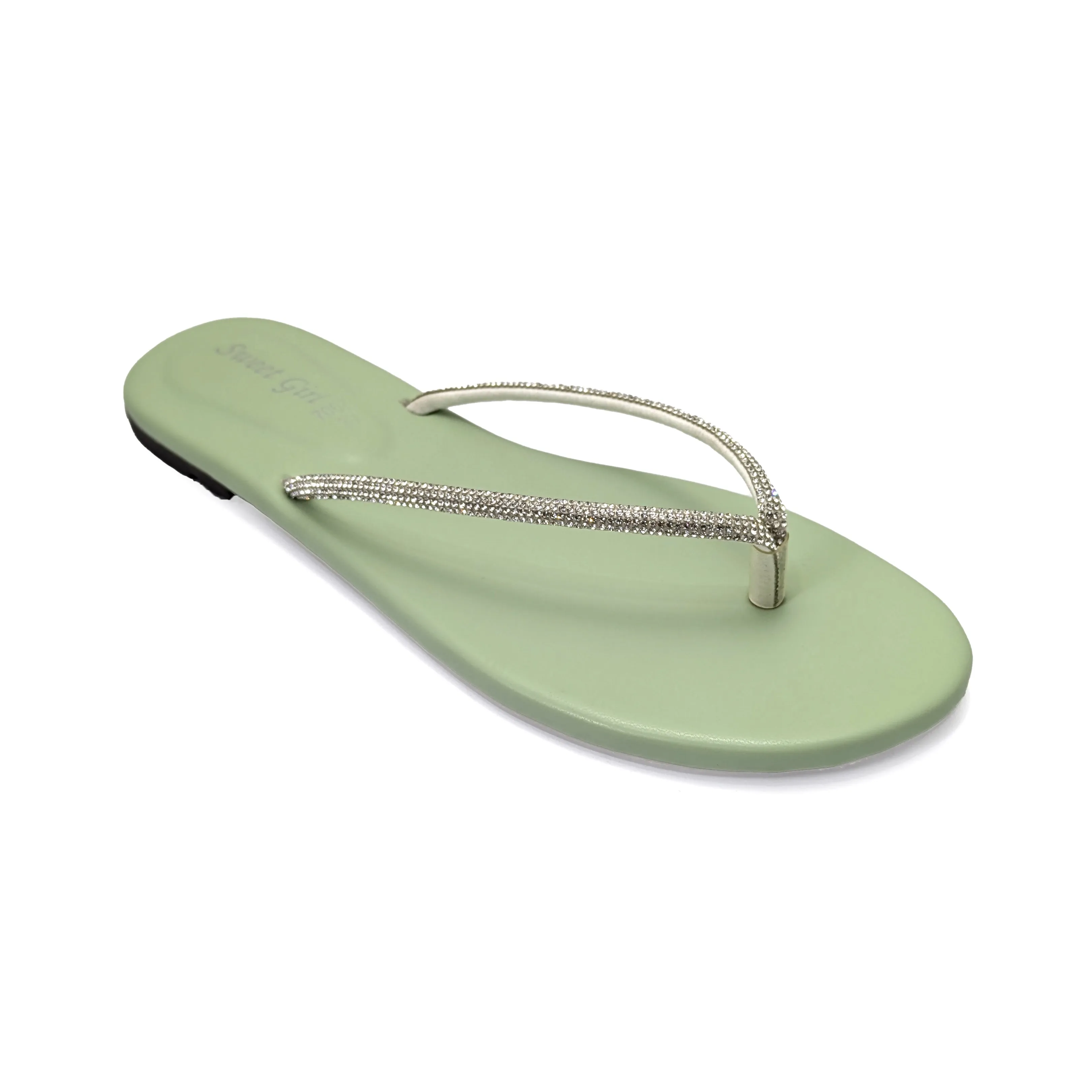 Green Fancy Chappal