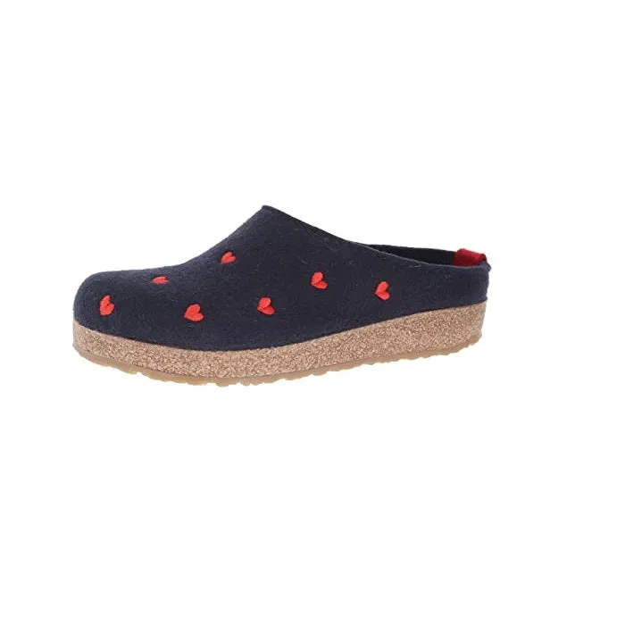 HAFLINGER Women's, Cuoricini Clog Navy