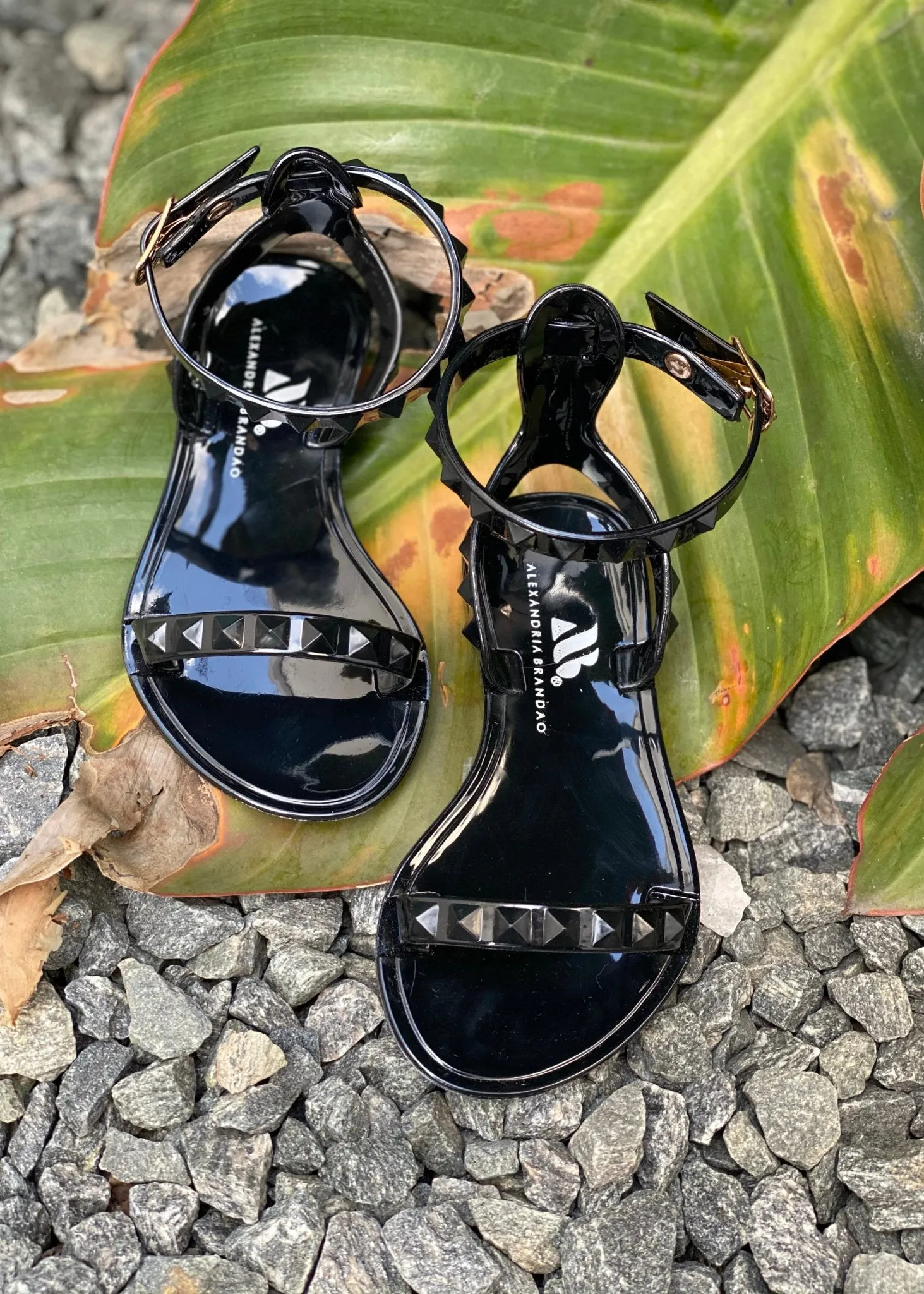 Kid's Aria Black Sandals