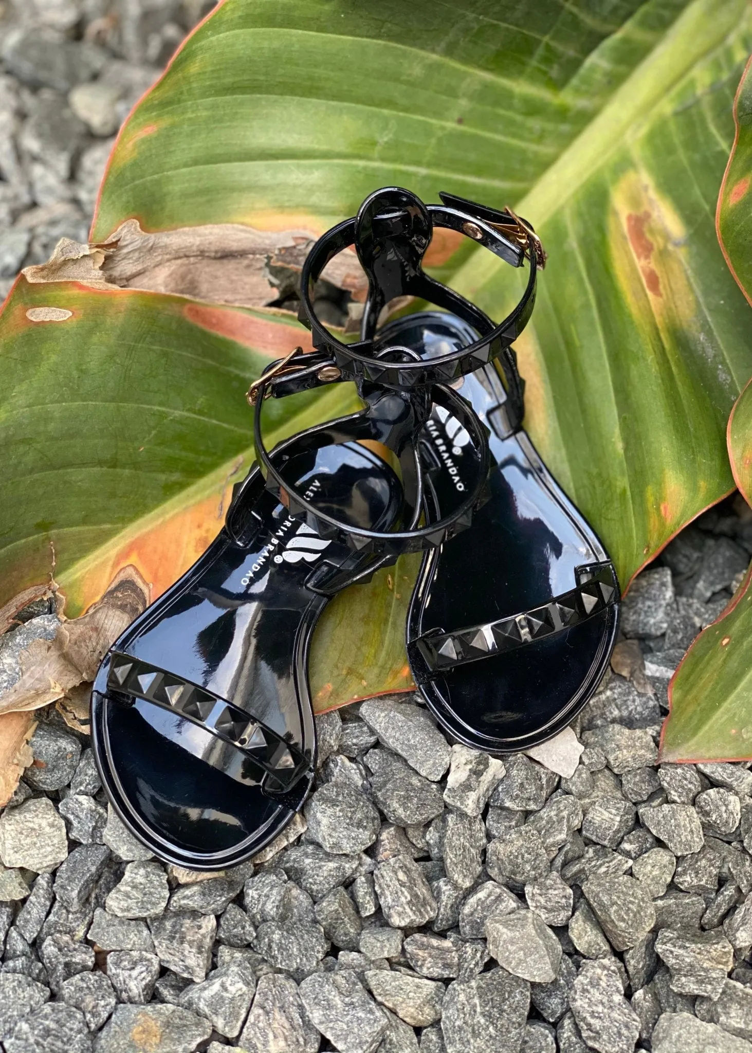 Kid's Aria Black Sandals