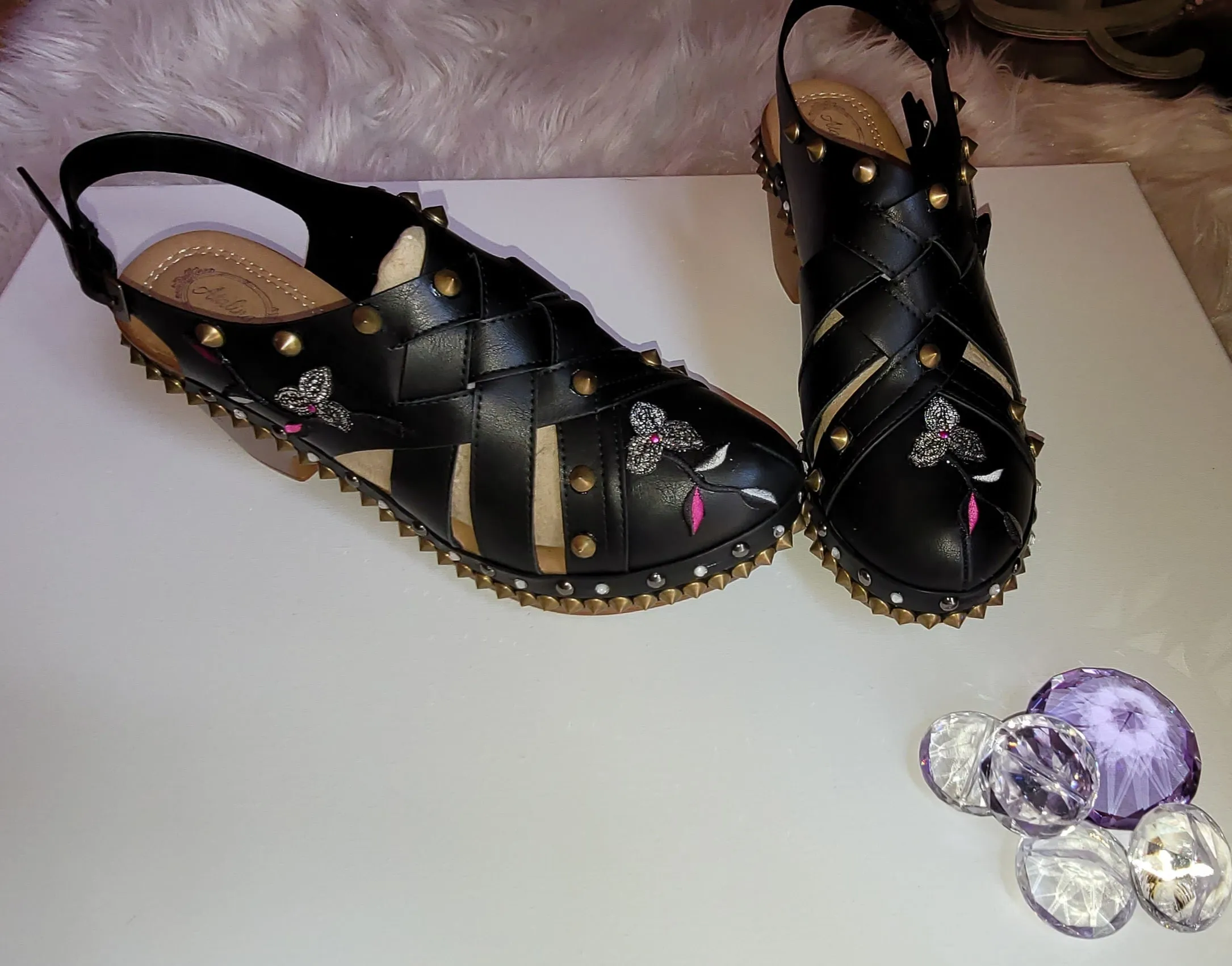 KrystGems Customized Platform Sandals