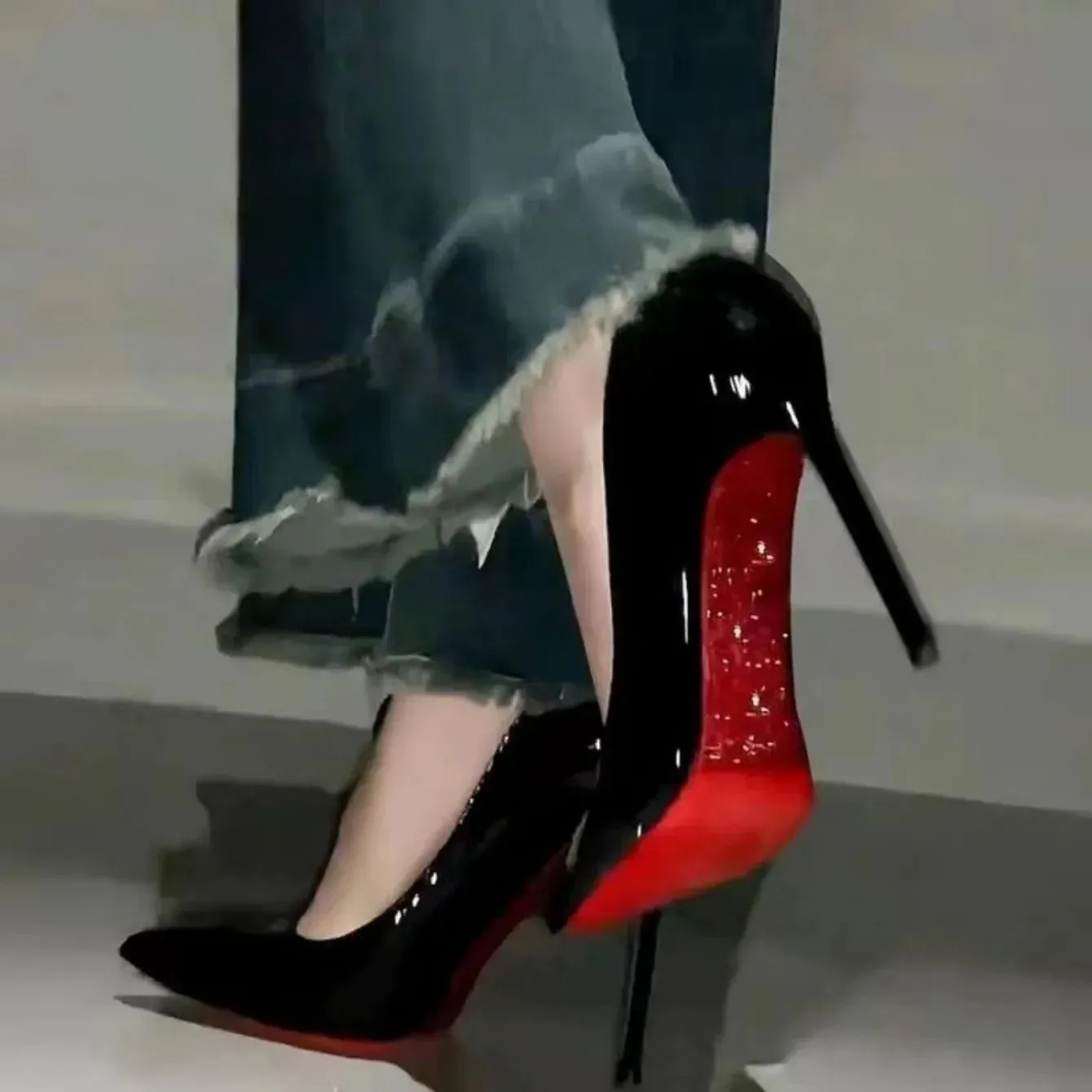 Ladies Shoes 2024 High Quality Slip-on Women's High Heels Fashion Shallow Party Pumps Women Sexy Pointed Toe Heels Women Zapatos