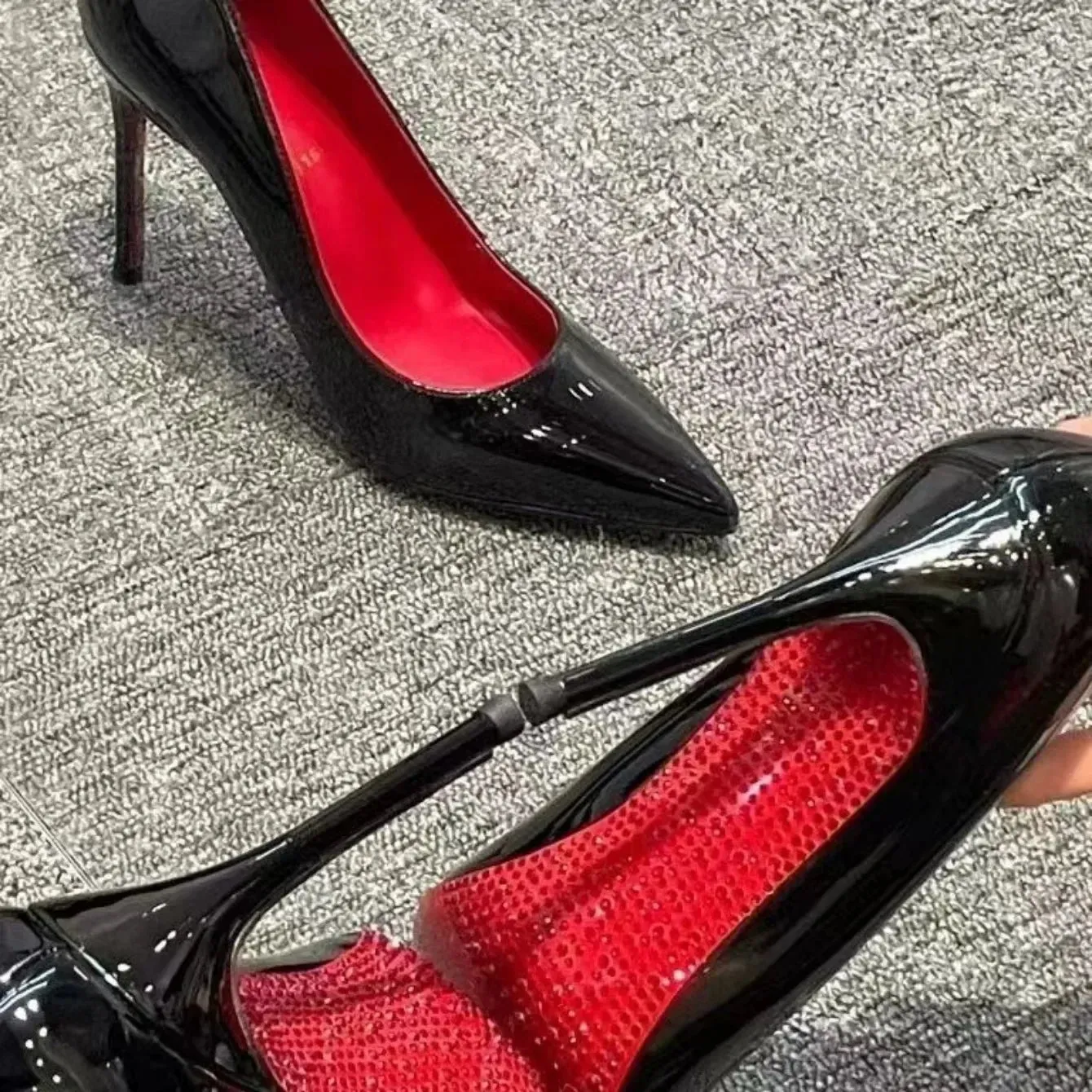 Ladies Shoes 2024 High Quality Slip-on Women's High Heels Fashion Shallow Party Pumps Women Sexy Pointed Toe Heels Women Zapatos