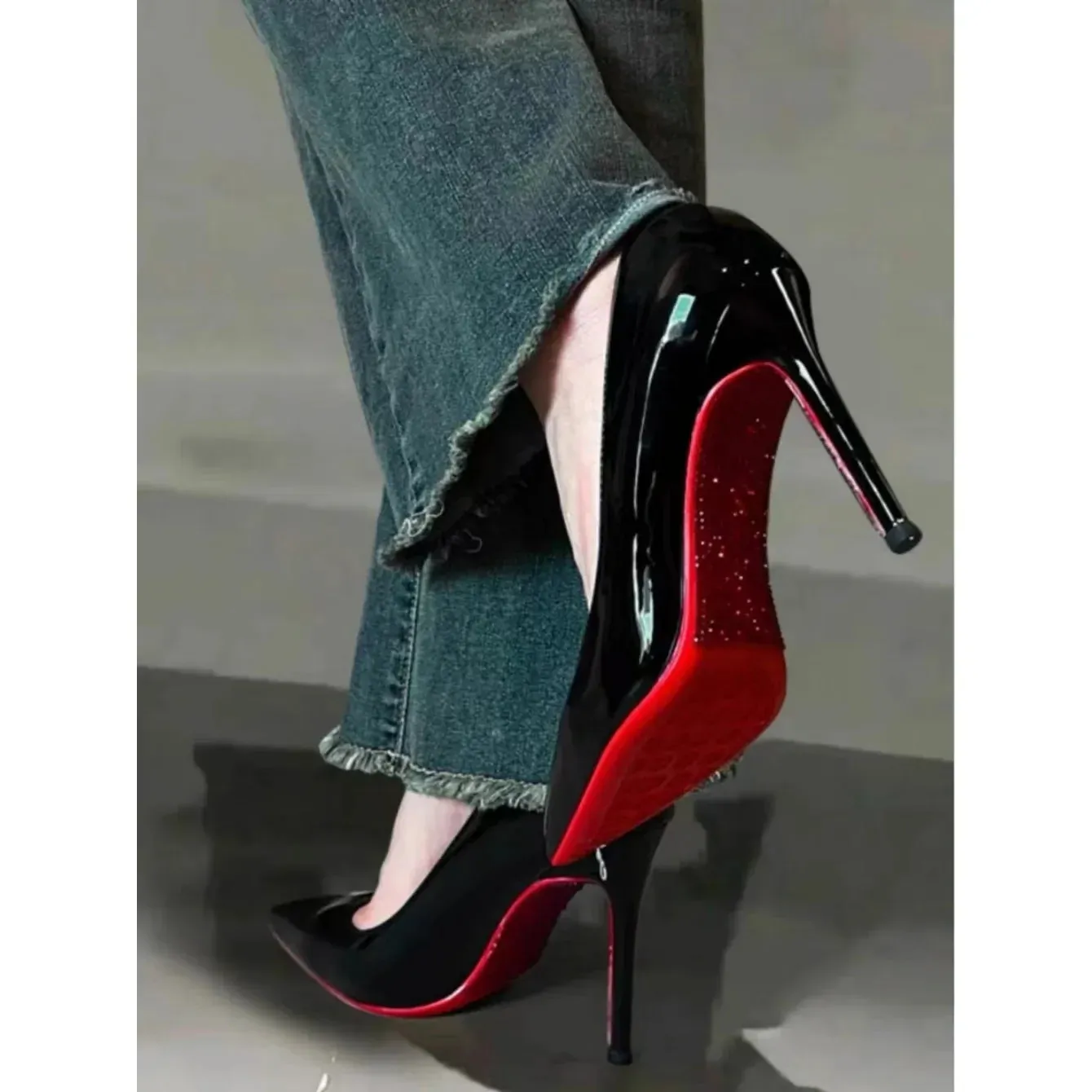Ladies Shoes 2024 High Quality Slip-on Women's High Heels Fashion Shallow Party Pumps Women Sexy Pointed Toe Heels Women Zapatos
