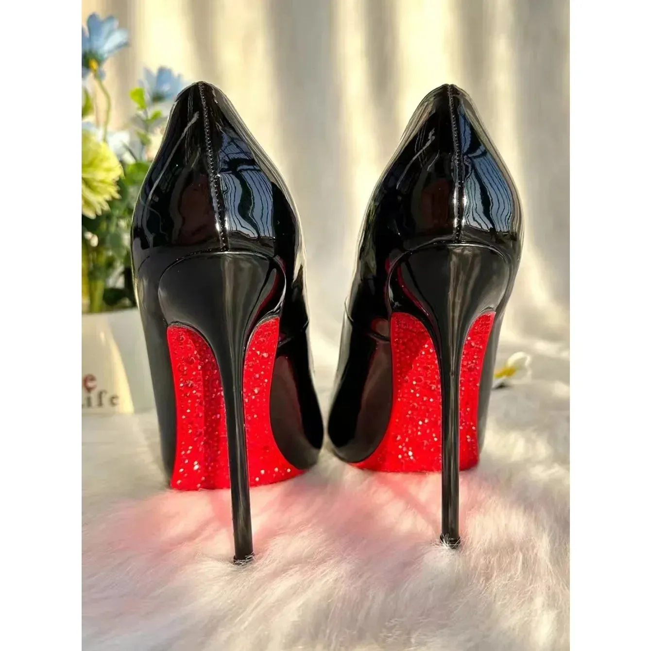 Ladies Shoes 2024 High Quality Slip-on Women's High Heels Fashion Shallow Party Pumps Women Sexy Pointed Toe Heels Women Zapatos