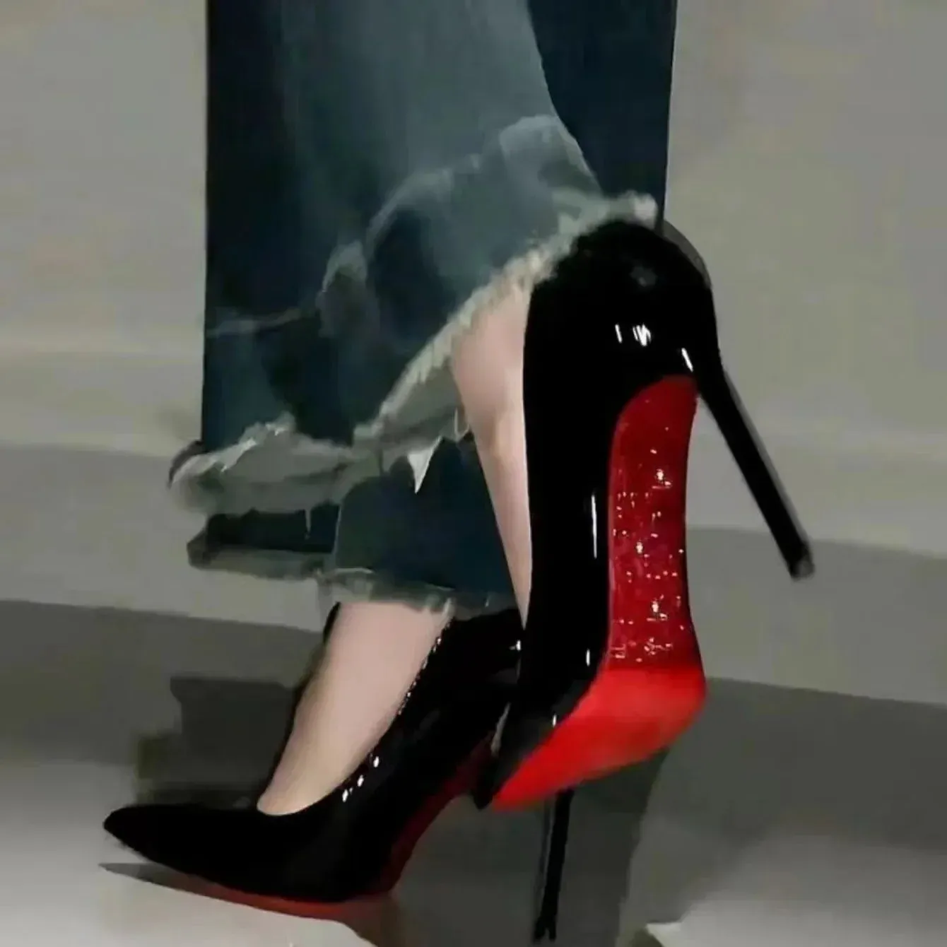 Ladies Shoes 2024 High Quality Slip-on Women's High Heels Fashion Shallow Party Pumps Women Sexy Pointed Toe Heels Women Zapatos