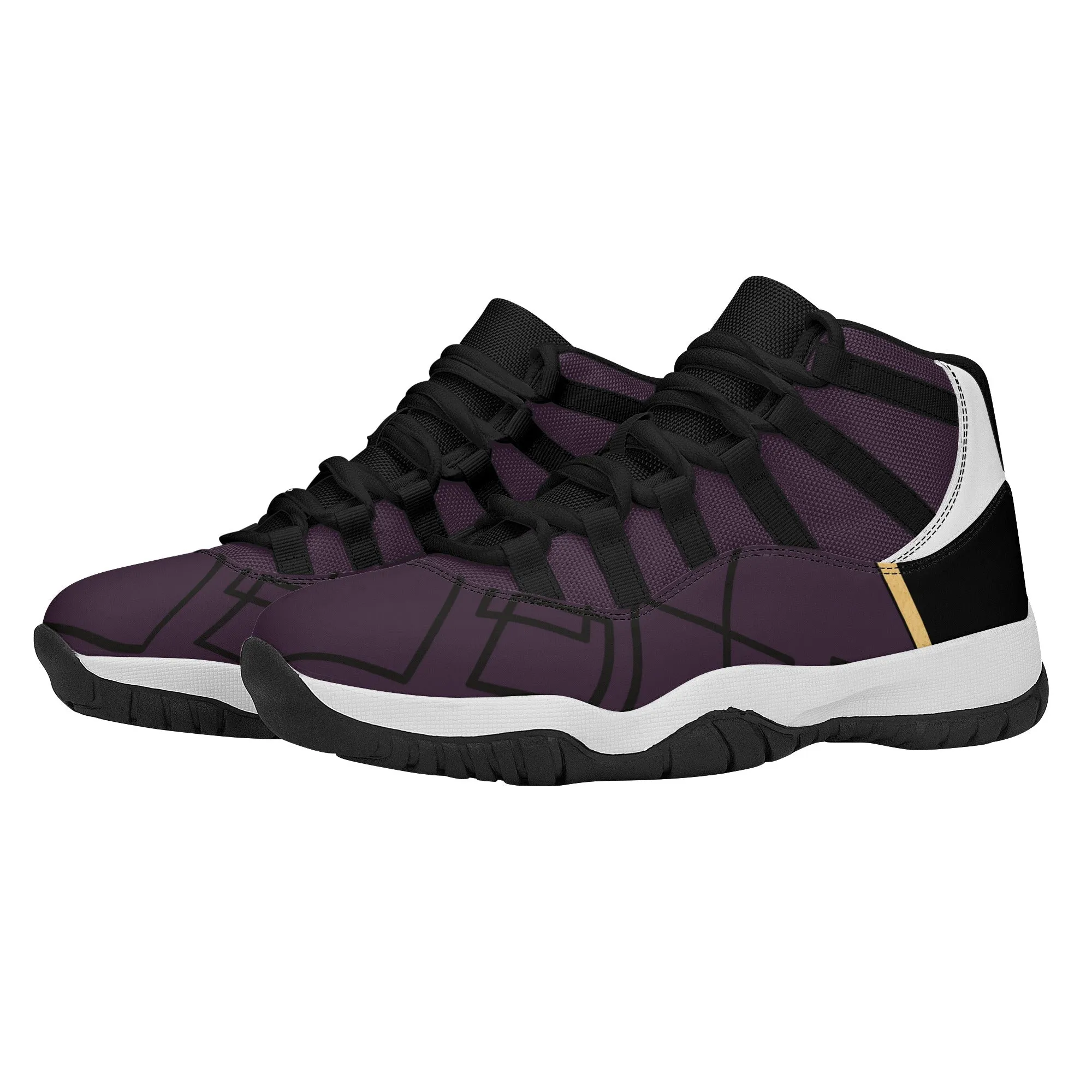 Men's Upgraded High Top Retro Basketball Sneakers (Designed by Dunbi)