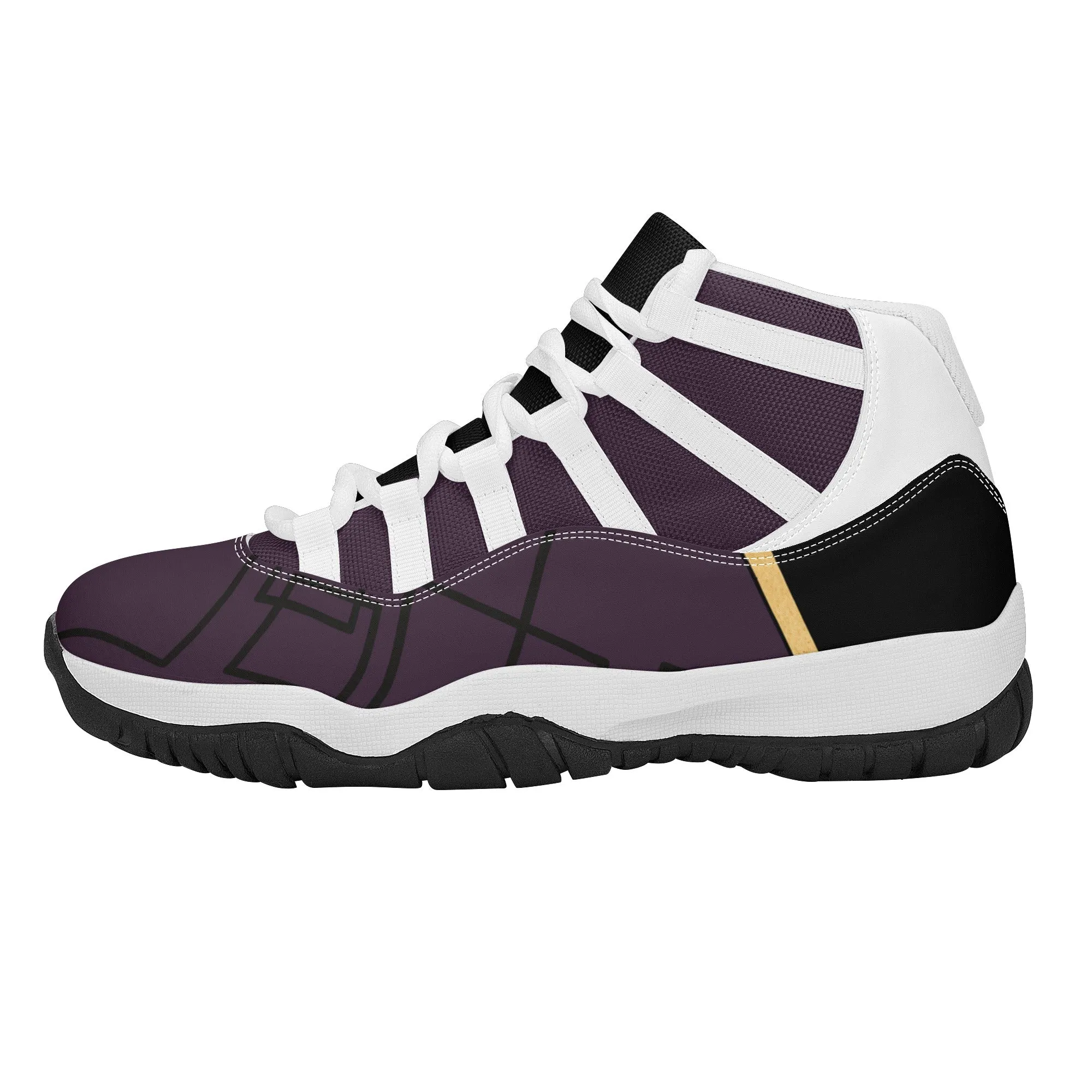 Men's Upgraded High Top Retro Basketball Sneakers (Designed by Dunbi)