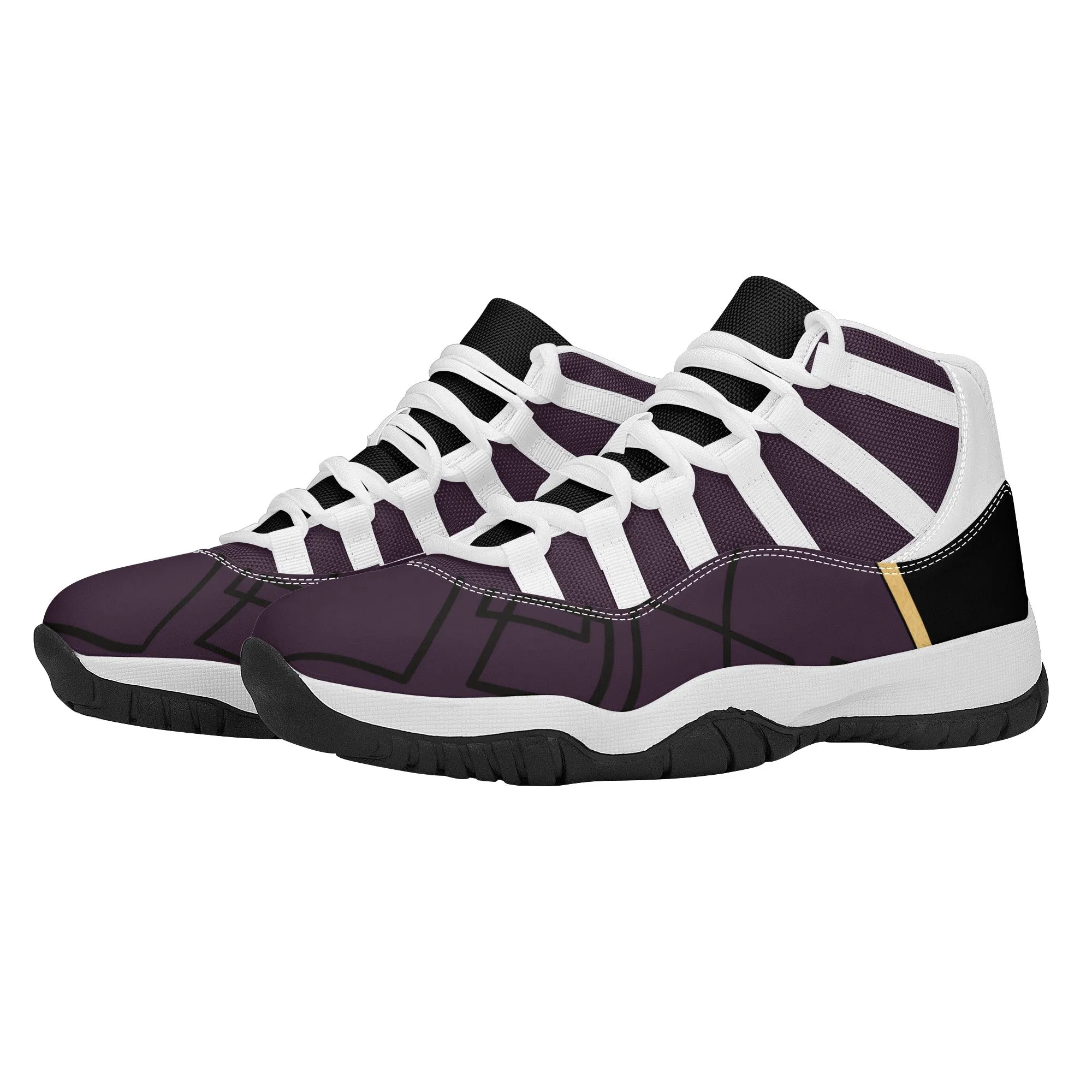 Men's Upgraded High Top Retro Basketball Sneakers (Designed by Dunbi)