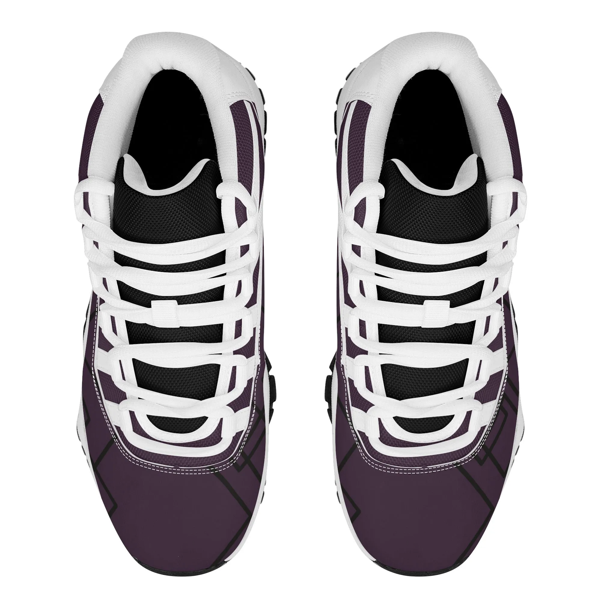 Men's Upgraded High Top Retro Basketball Sneakers (Designed by Dunbi)