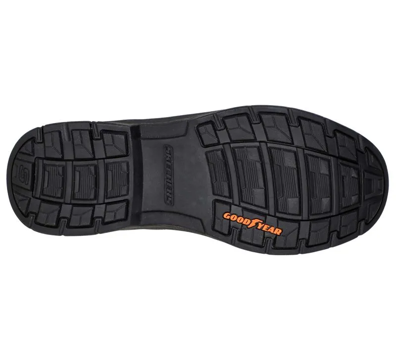 Men's Wide Fit Skechers 204394 Segment 2.0 Brogden Boots - Cocoa
