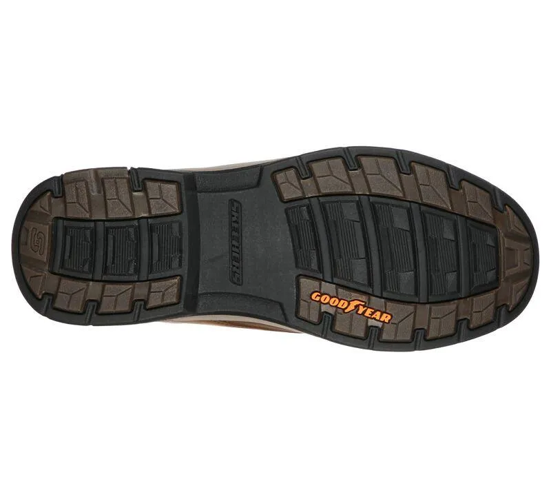 Men's Wide Fit Skechers 204394 Segment 2.0 Brogden Boots - Desert/Brown