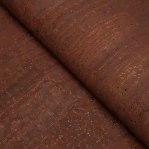 Premium Solid Brown Cork Fabric COF-131