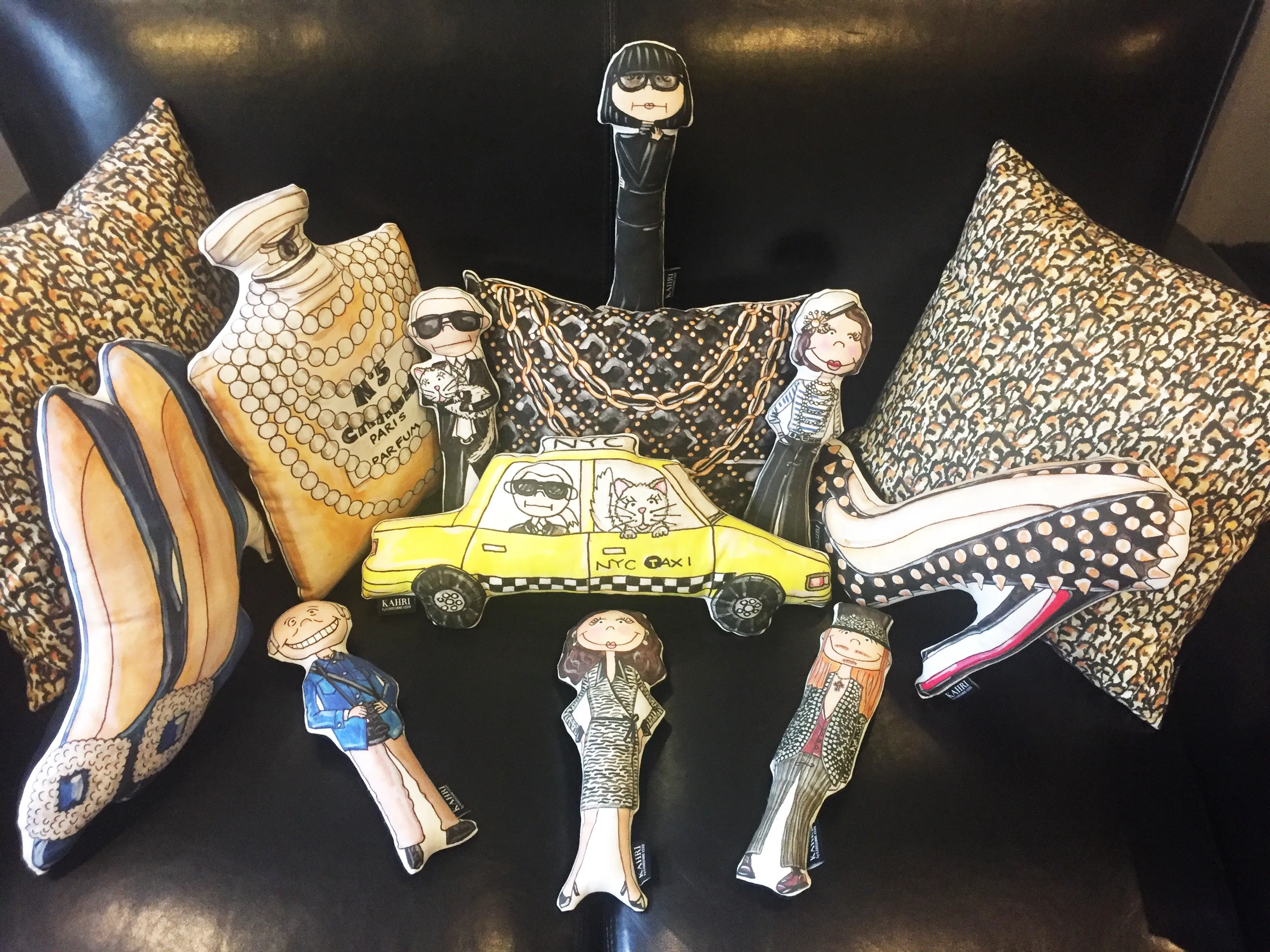 Studded Stilettos Pillow