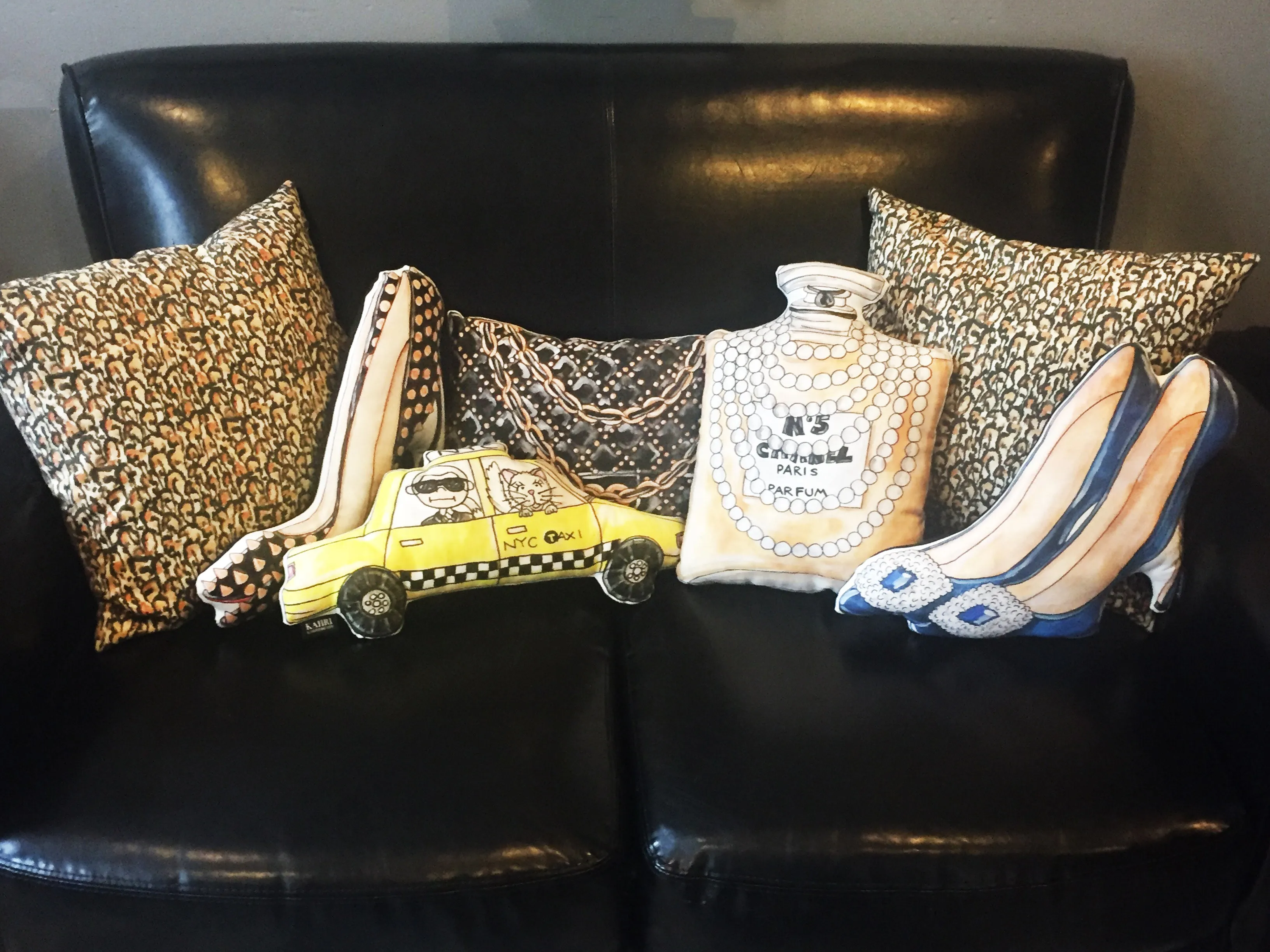 Studded Stilettos Pillow