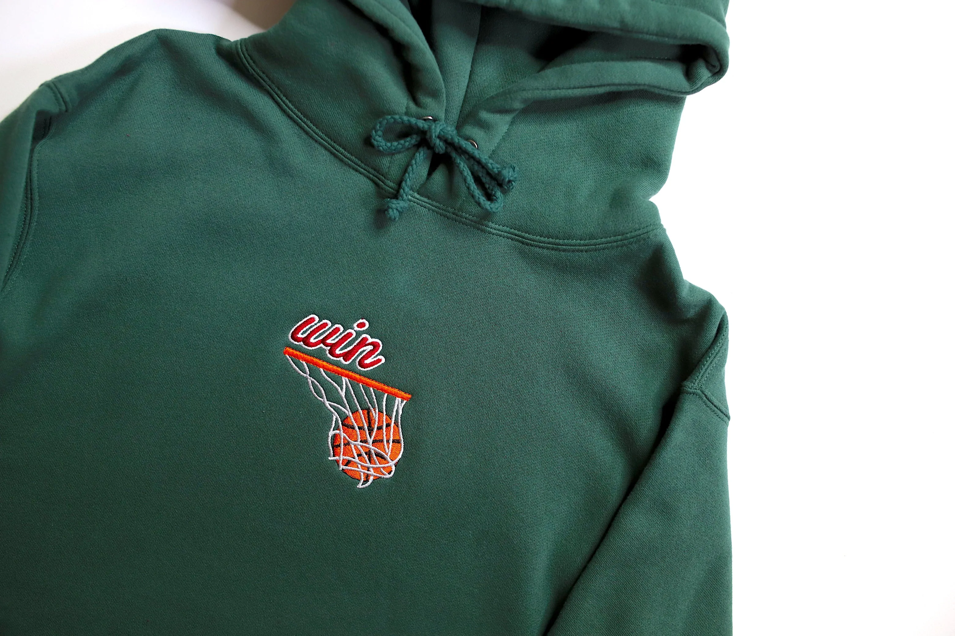 WIN "Swish" Hoodie - Forest Green