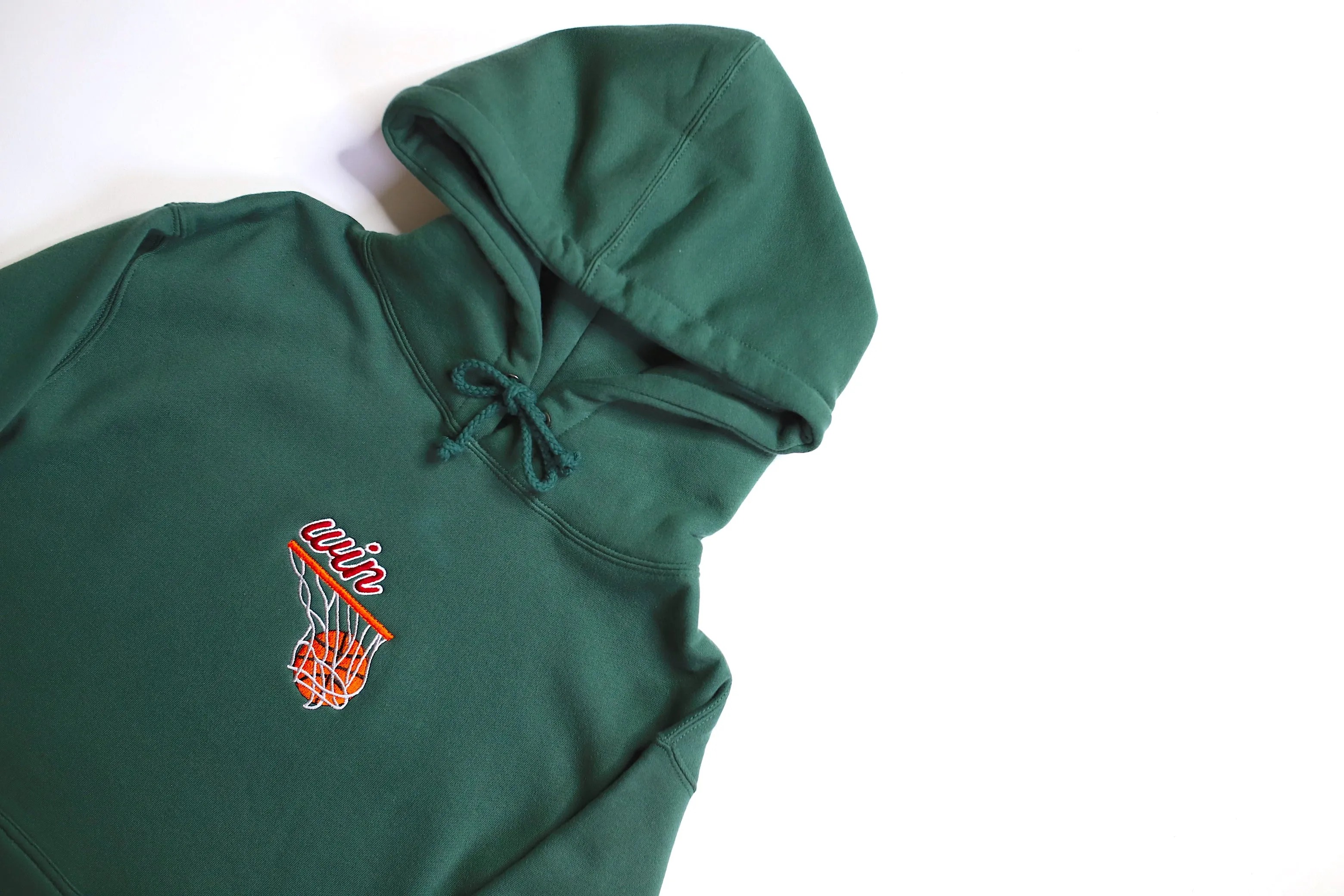 WIN "Swish" Hoodie - Forest Green